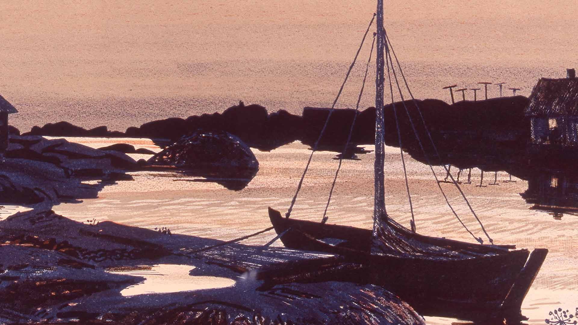 Att rita på sten